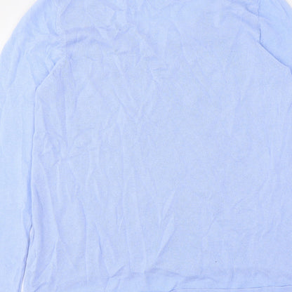 Womens UK Size 8 Marks and Spencer Blue Pullover Jumper