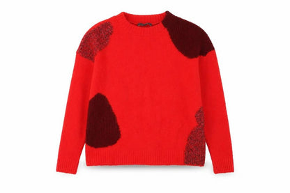 Womens UK Size XS Primark Red Pullover Jumper