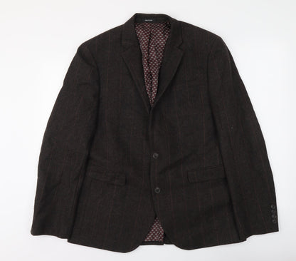 Mens UK Size M Cedar Wood State Regular Brown Suit Jacket