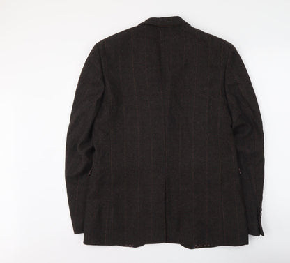 Mens UK Size M Cedar Wood State Regular Brown Suit Jacket