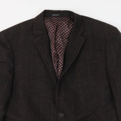 Mens UK Size M Cedar Wood State Regular Brown Suit Jacket