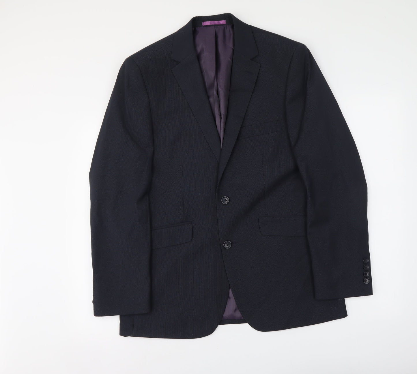 Mens UK Size M Burton Regular Blue Suit Jacket