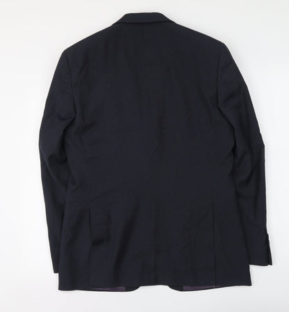 Mens UK Size M Burton Regular Blue Suit Jacket