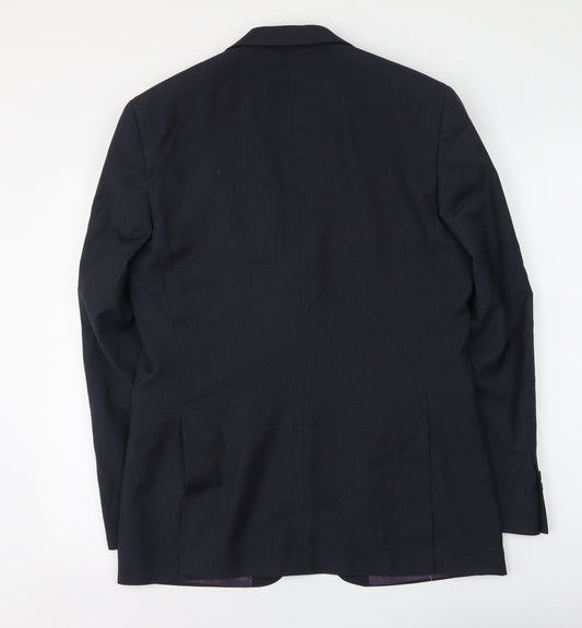 Mens UK Size M Burton Regular Blue Suit Jacket