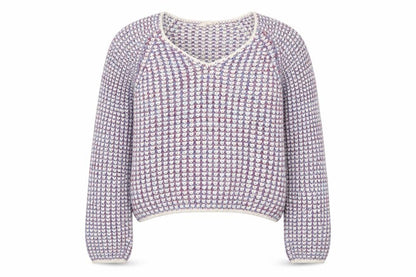 ESPRIT Womens Blue Round Neck Cotton Pullover Jumper Size M