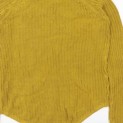 Womens UK Size S H&M Yellow Pullover Jumper