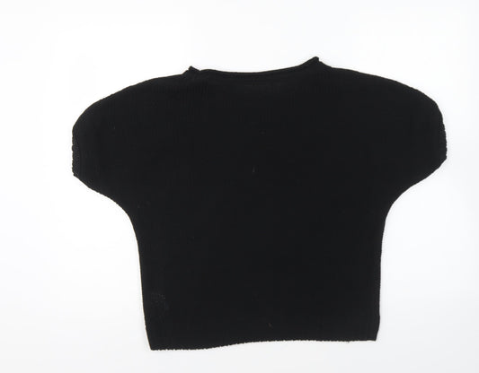 Womens UK Size S Wallis Black Pullover Jumper