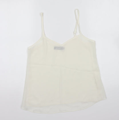 Womens UK Size 8 Missguided White Camisole Blouse