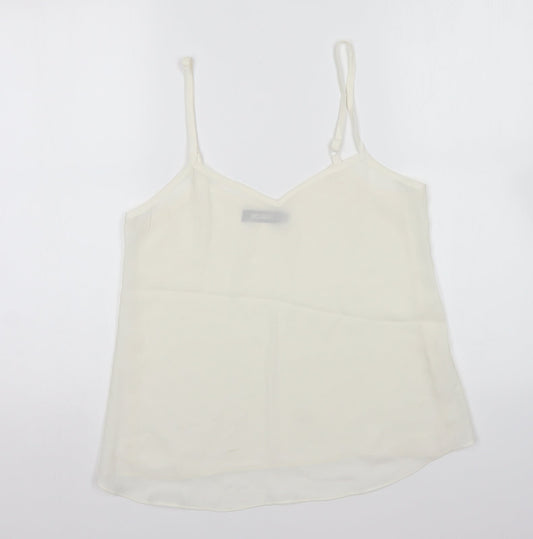 Womens UK Size 8 Missguided White Camisole Blouse