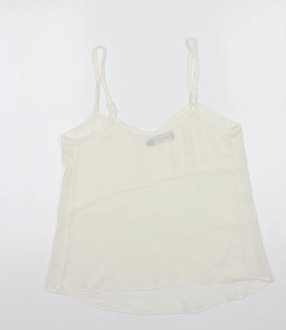 Womens UK Size 8 Missguided White Camisole Blouse