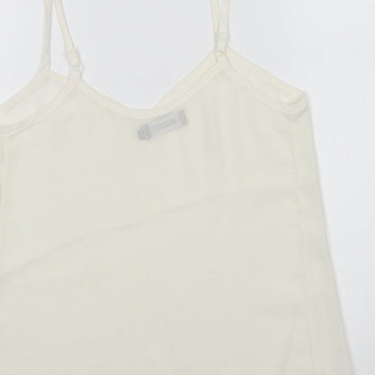 Womens UK Size 8 Missguided White Camisole Blouse
