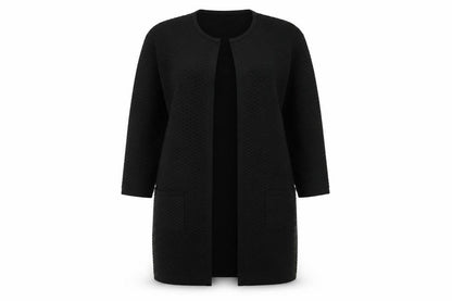 Marks & Spencer Womens Black Jacket Size 10 Hook & Eye