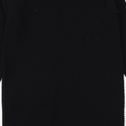 Marks and Spencer Womens Black Jacket Size 10 Hook & Eye