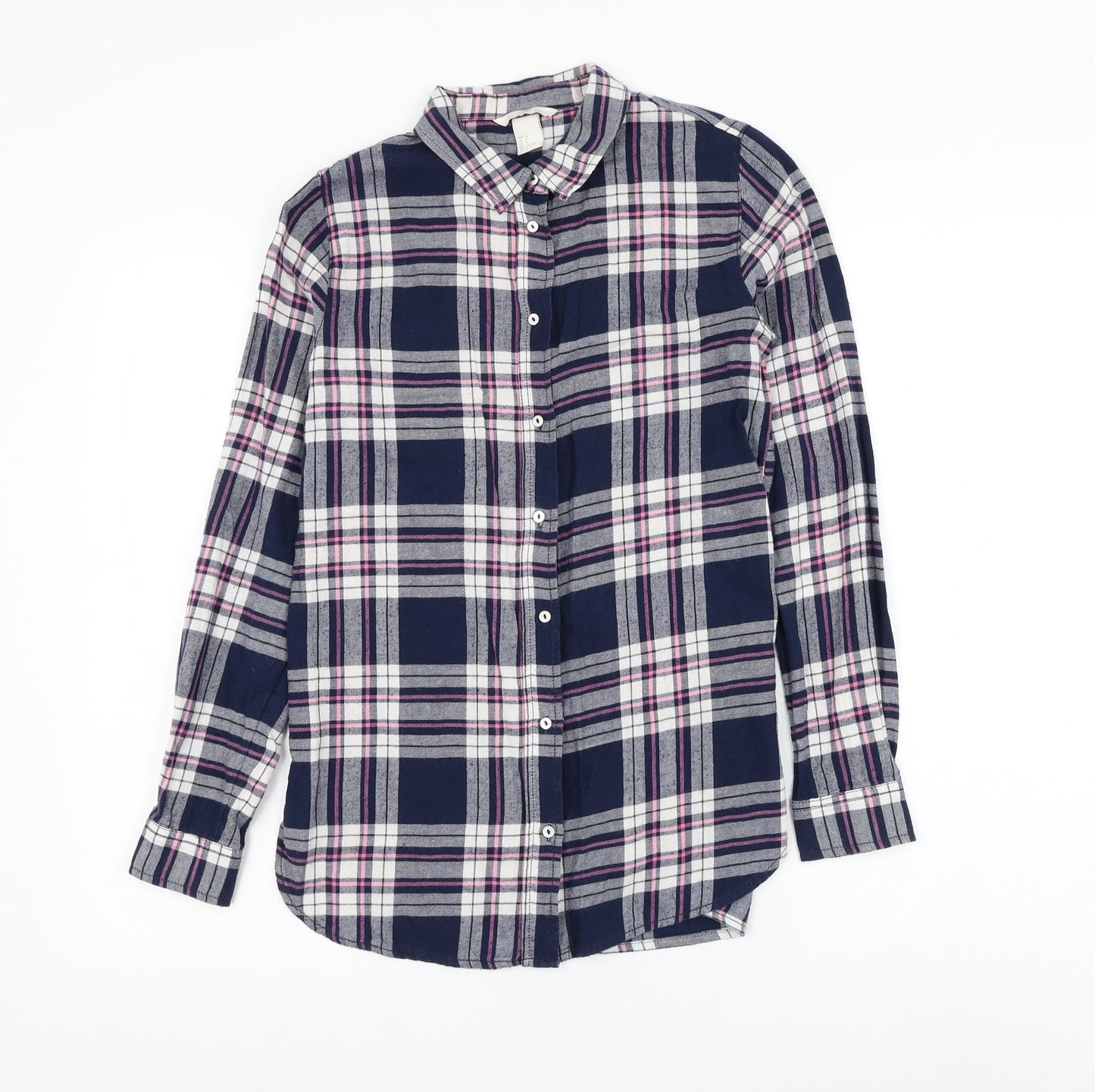 Womens UK Size 4 H&M  Basic Button-Up