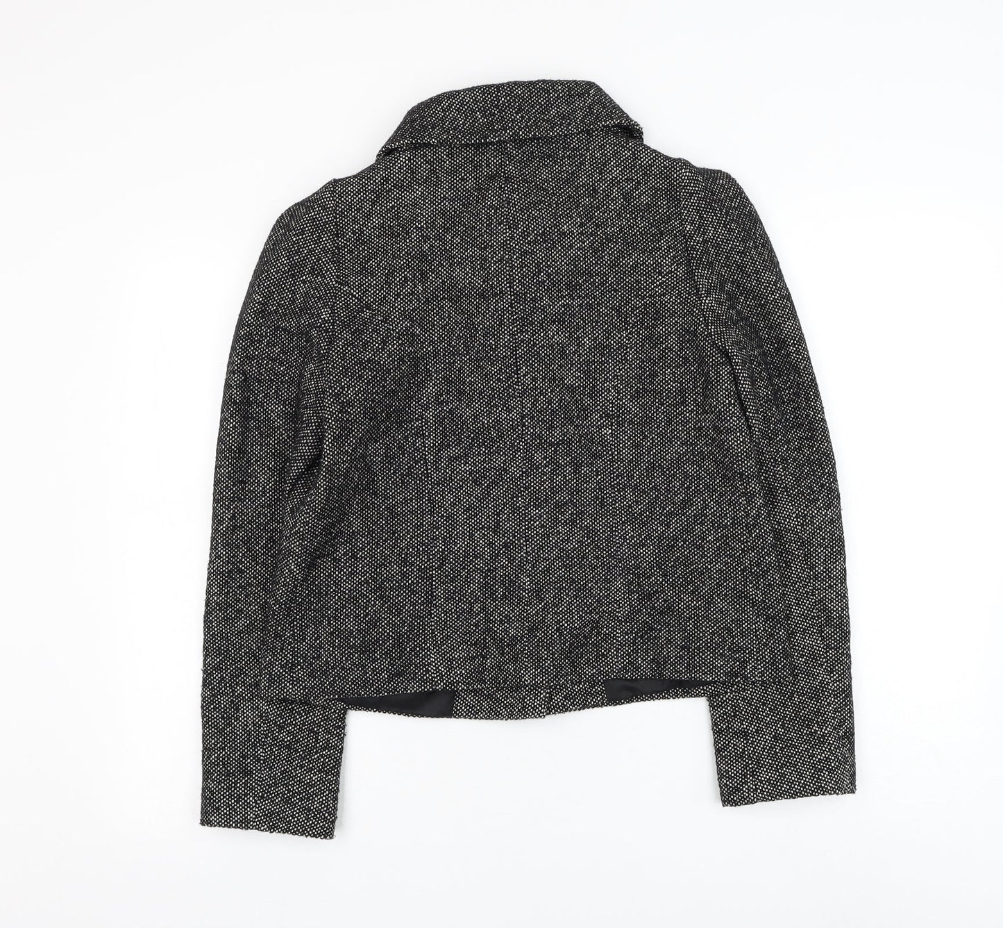 Phase Eight Womens Black Jacket Blazer Size 8 Button