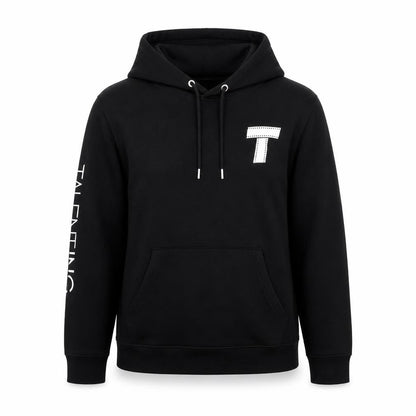 Rowan Girls Black Modal Blend Pullover Hoodie Size M Pullover