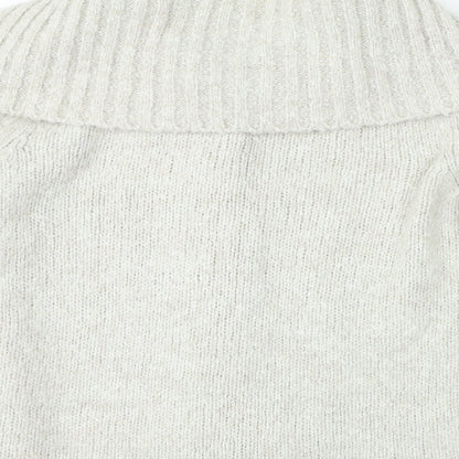 Womens UK Size 14 Moda Beige Cardigan Jumper