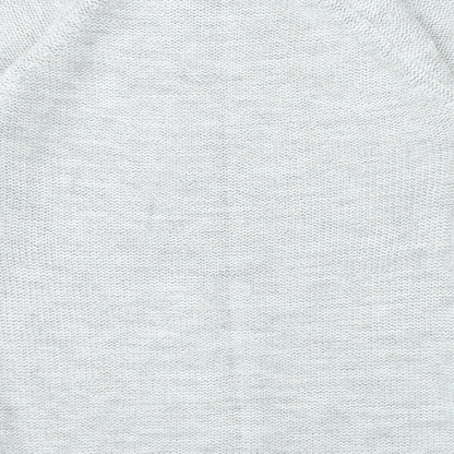 Love Knitwear Womens Grey Round Neck Acrylic Pullover Jumper Size 8