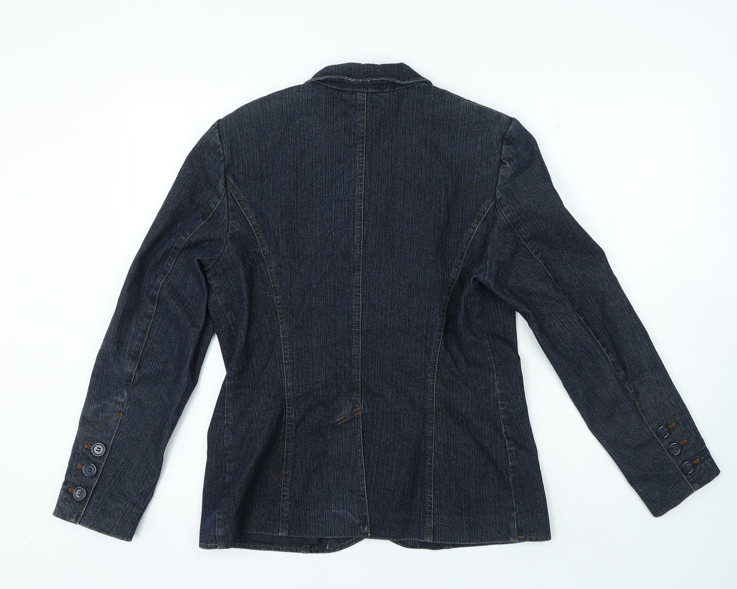 Womens UK Size M Preworn Regular Blue Blazer