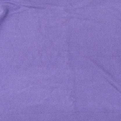 Womens UK Size 2XL Debbie Morgan Purple Pullover Jumper