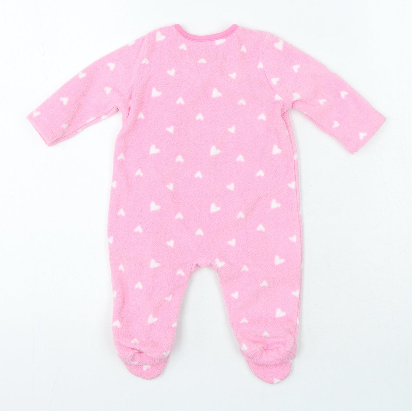 Peppa Pig Pink Polka Dot Polyester Babygrow One-Piece Snap - Peppa pig