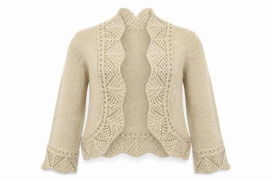 Womens UK Size 14 AMARANTO Beige Cardigan Jumper
