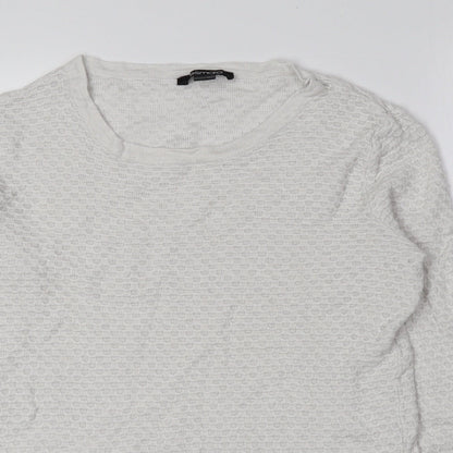 Womens UK Size S ESMARA White Pullover Jumper