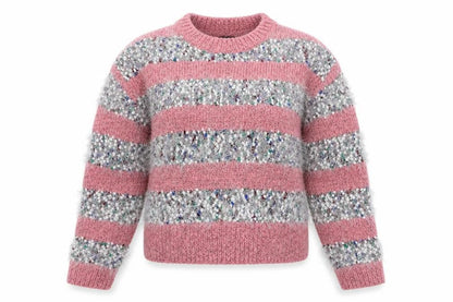 Womens UK Size S New Look Multicoloured Pullover Jumper