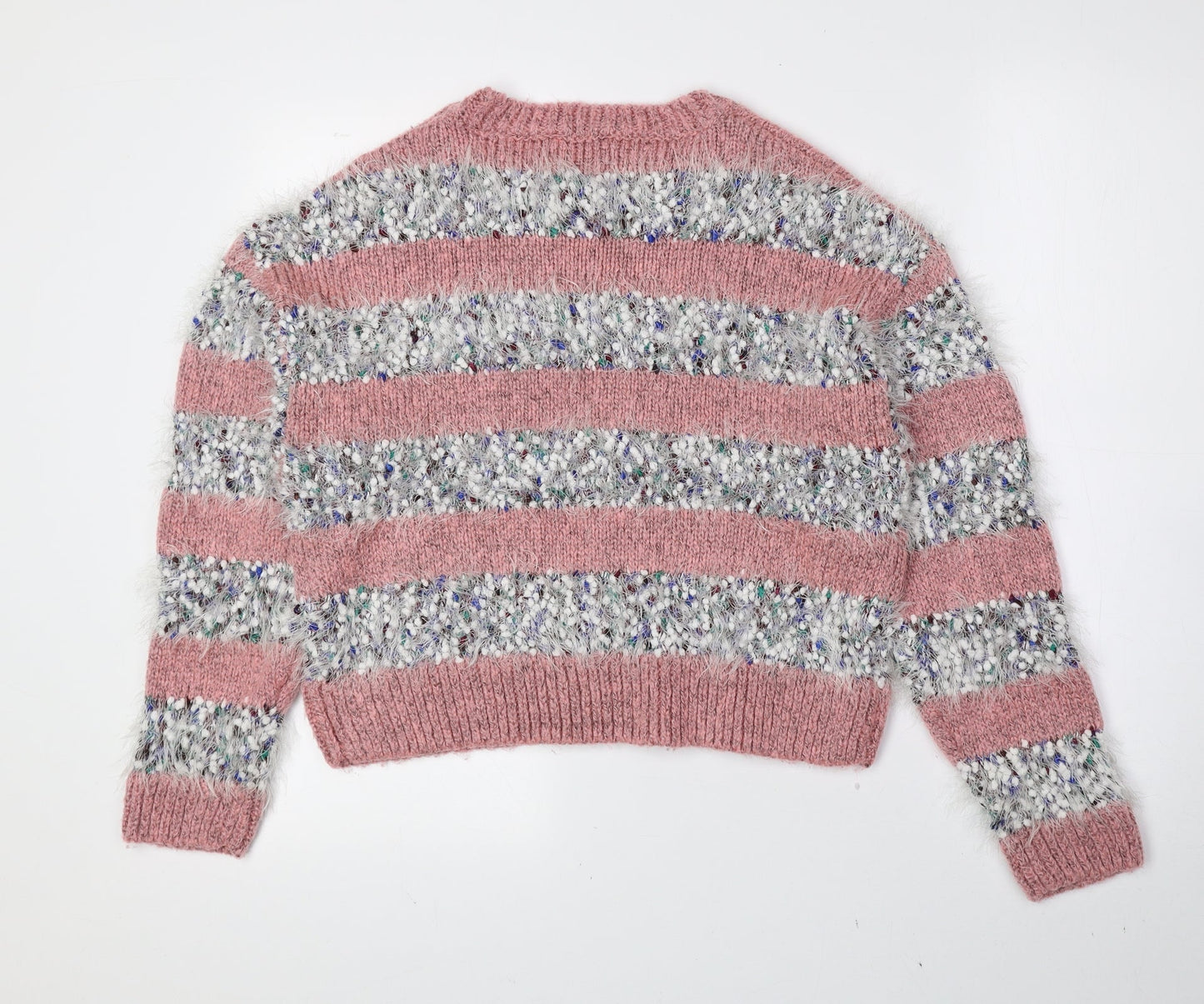 Womens UK Size S New Look Multicoloured Pullover Jumper