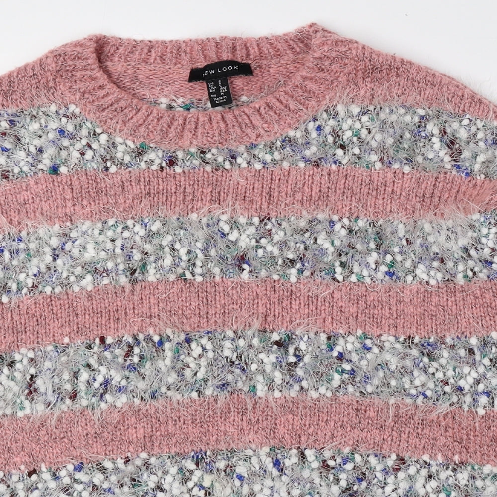 Womens UK Size S New Look Multicoloured Pullover Jumper