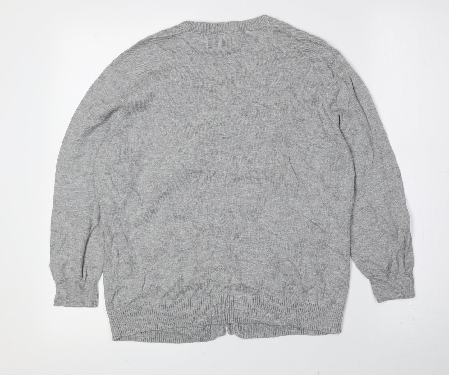 Womens UK Size XL Fenn Wright Manson Grey Cardigan Jumper