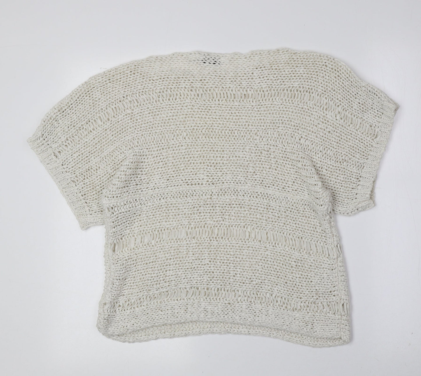 Womens UK Size 10 New Look Beige Pullover Jumper