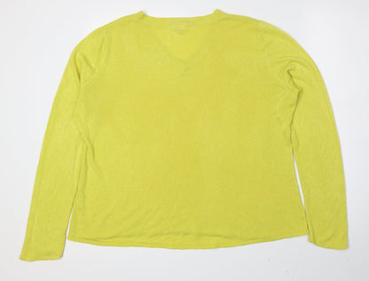 Womens UK Size 20 Bonmarché Yellow Pullover Jumper