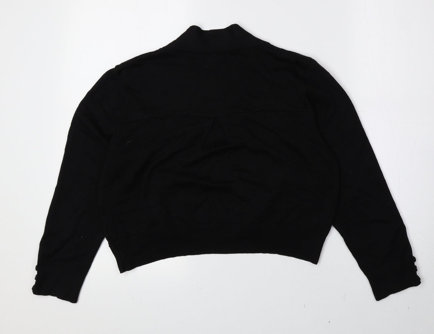 Womens UK Size M Wallis Black Cardigan Jumper