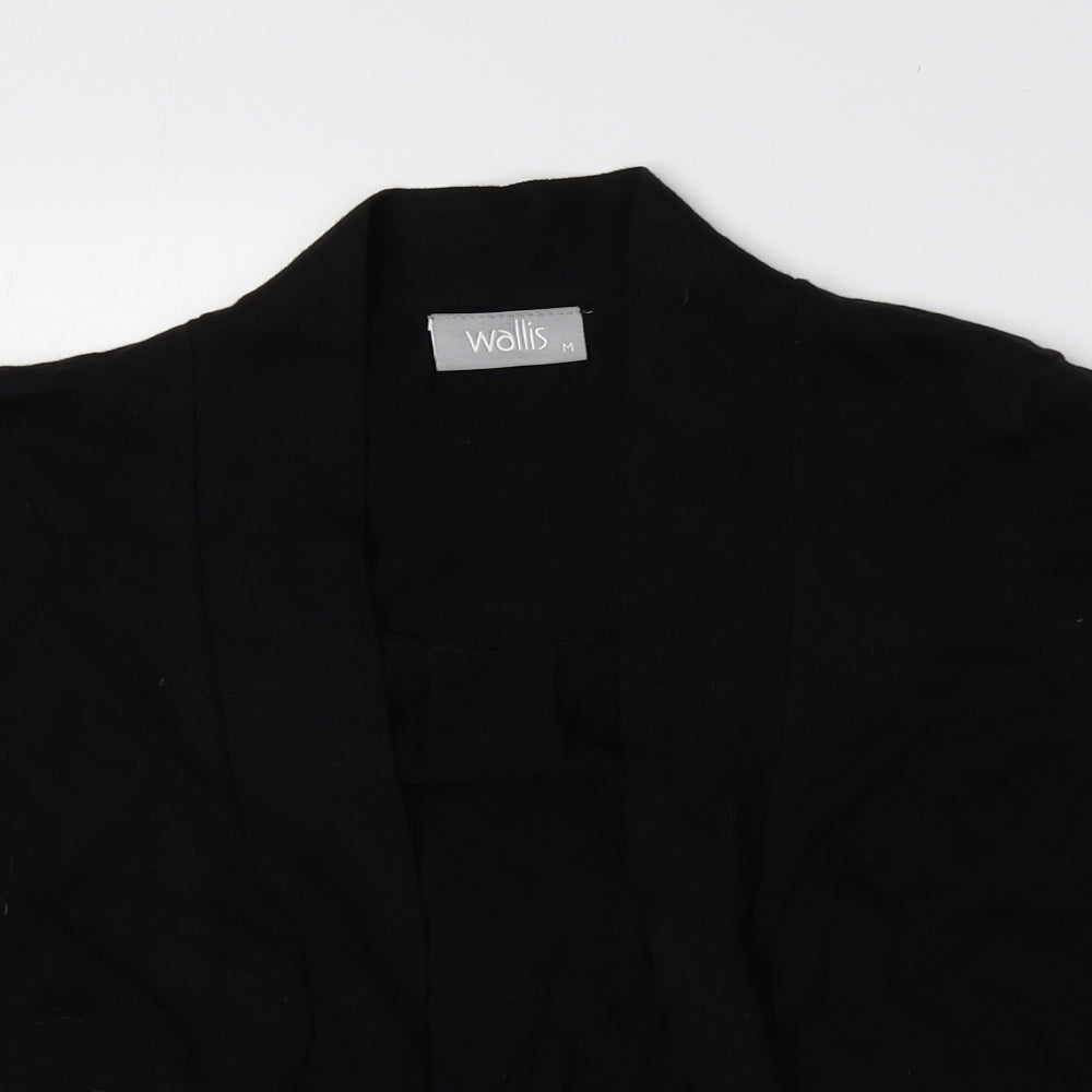 Womens UK Size M Wallis Black Cardigan Jumper