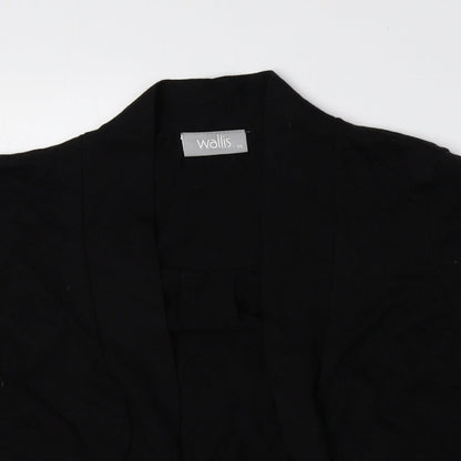 Womens UK Size M Wallis Black Cardigan Jumper