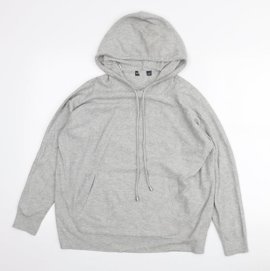 Womens UK Size M Marks and Spencer Grey Pullover Hoodie