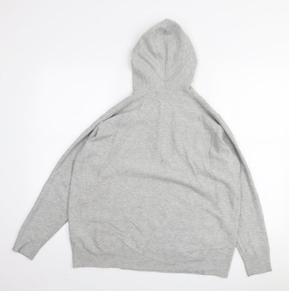 Womens UK Size M Marks and Spencer Grey Pullover Hoodie