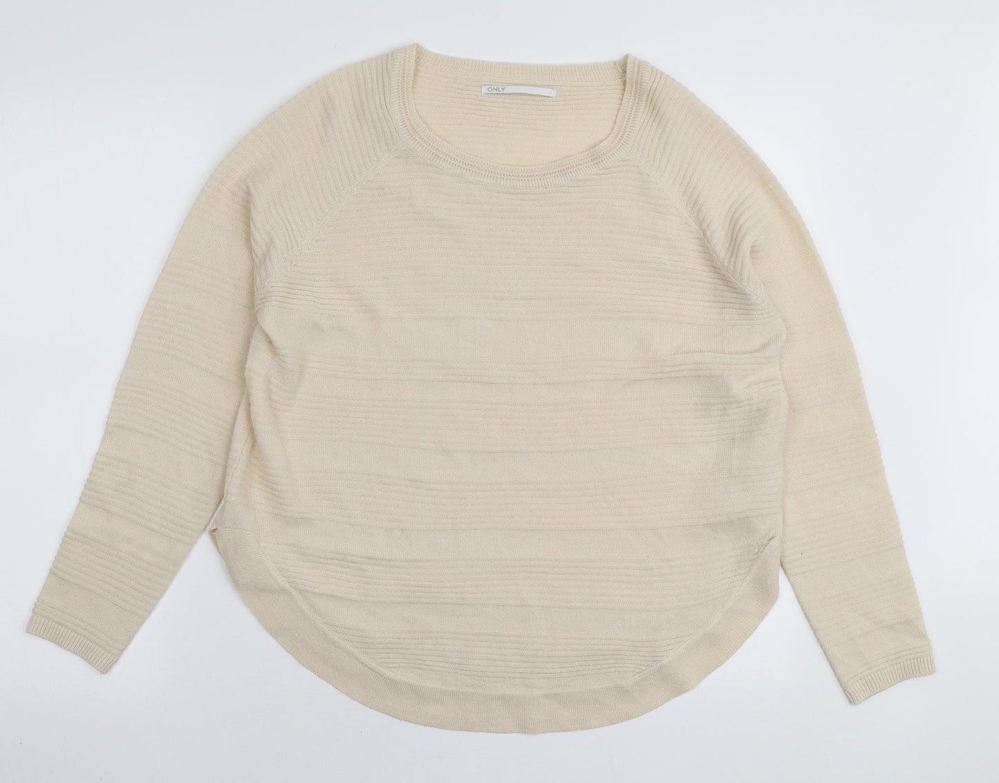 Womens UK Size M Only Beige Pullover Jumper