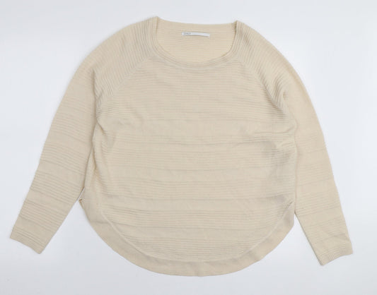 Womens UK Size M Only Beige Pullover Jumper