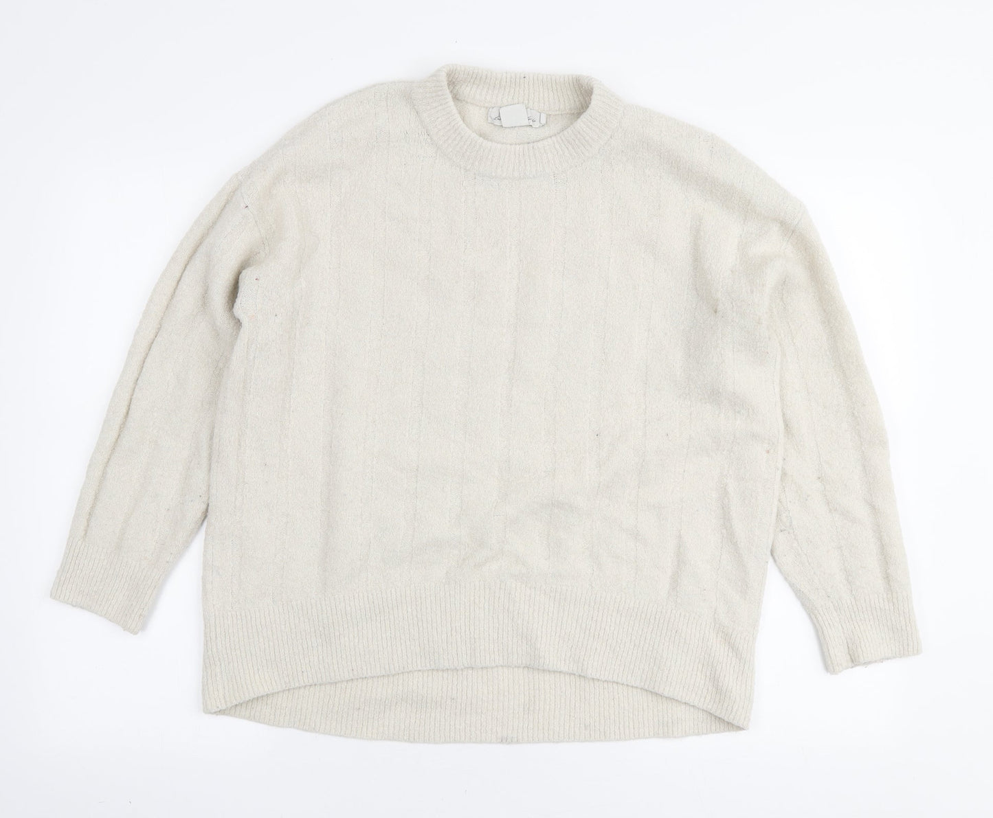 Womens UK Size M L.O.G.G Ivory Pullover Jumper