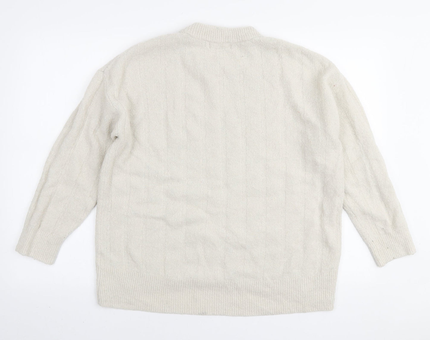 Womens UK Size M L.O.G.G Ivory Pullover Jumper