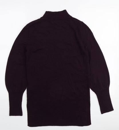 Womens UK Size S Marks and Spencer Purple Pullover Jumper