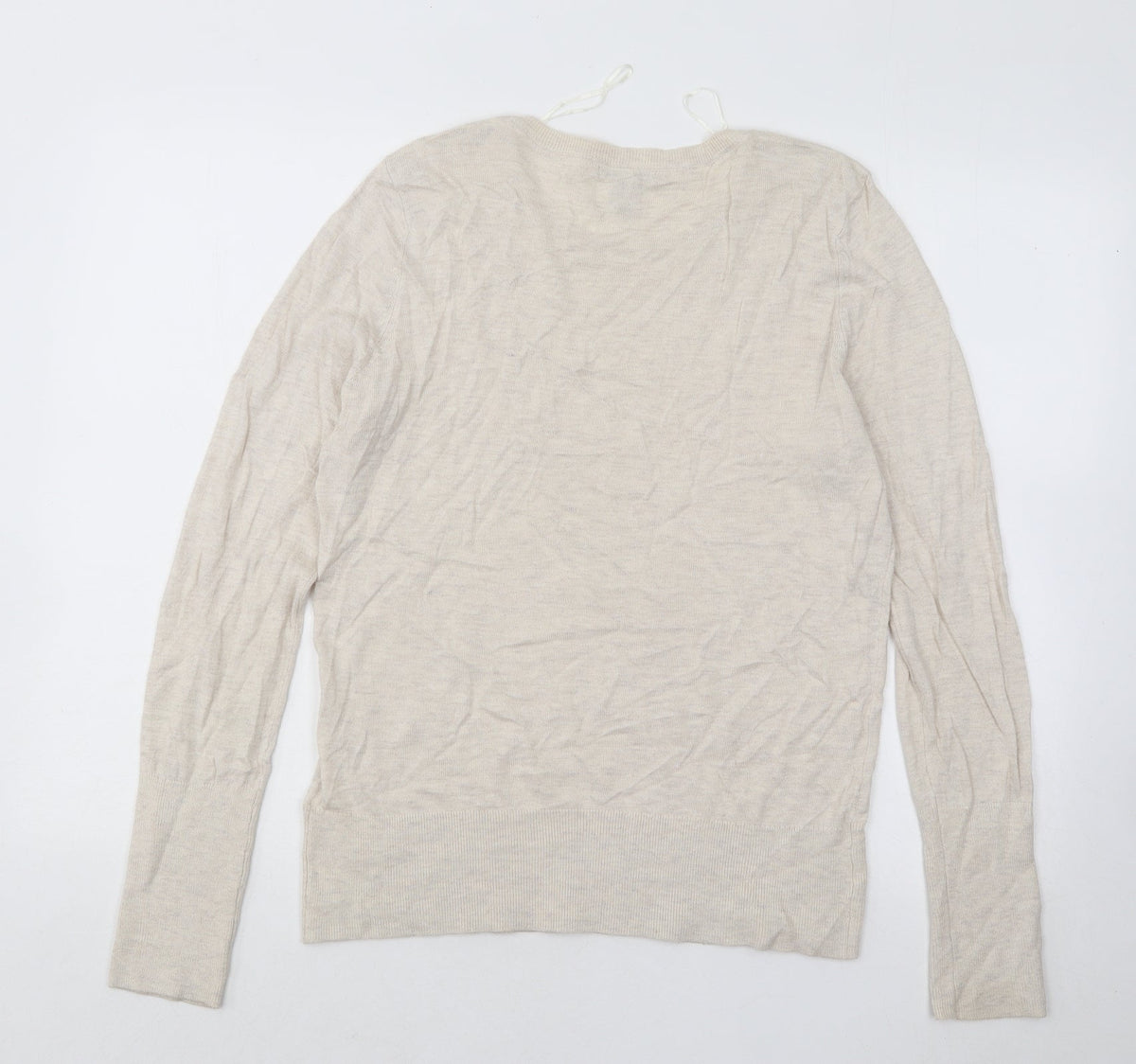 Womens UK Size L H&M Beige Pullover Jumper