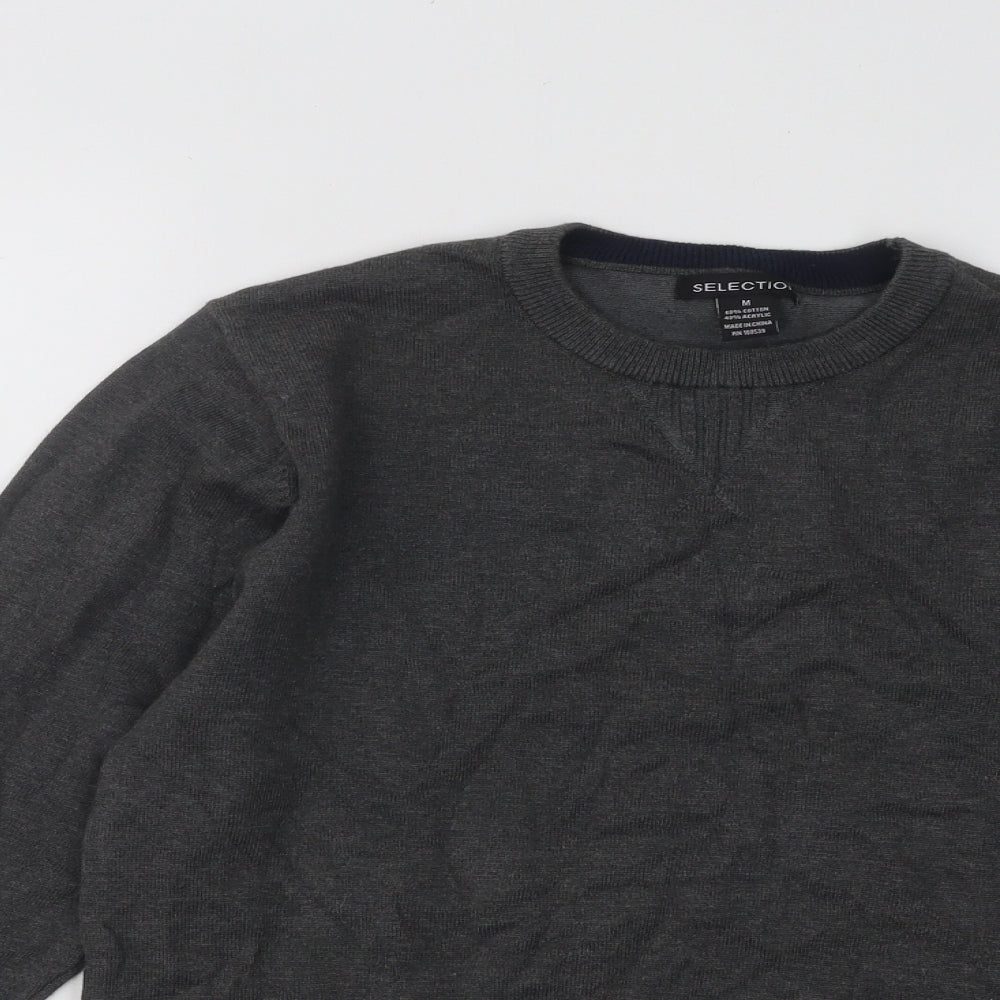 Womens UK Size M Selection Grey Pullover Jumper