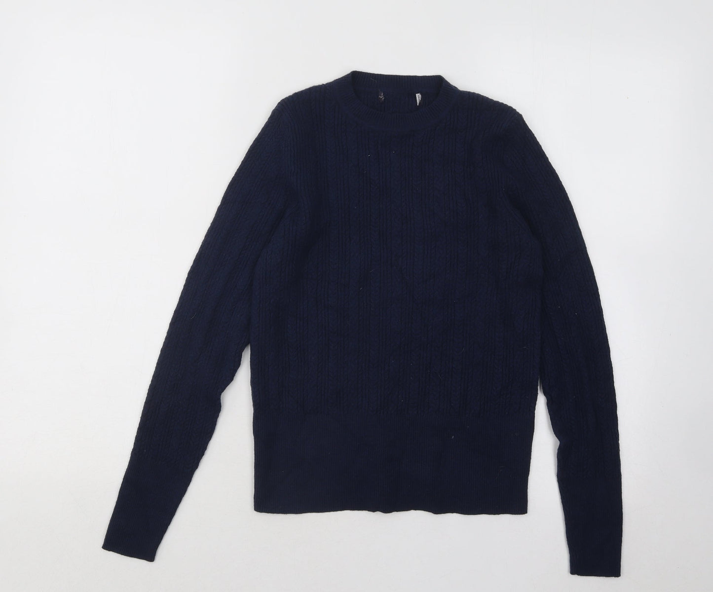 Womens UK Size 12 Marks and Spencer Blue Pullover Jumper
