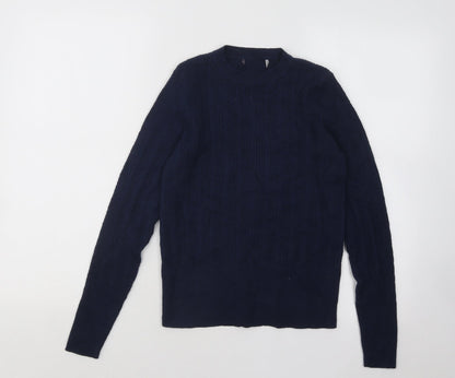Womens UK Size 12 Marks and Spencer Blue Pullover Jumper