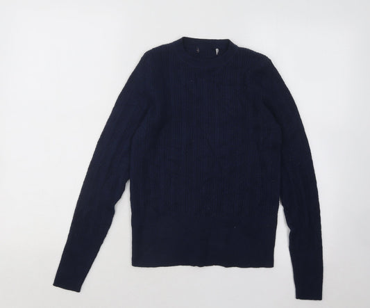 Womens UK Size 12 Marks and Spencer Blue Pullover Jumper
