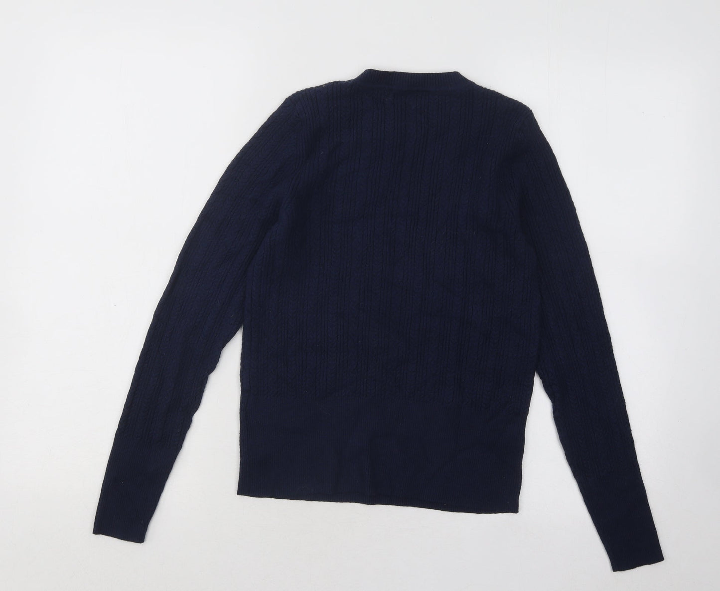 Womens UK Size 12 Marks and Spencer Blue Pullover Jumper