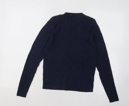 Womens UK Size 12 Marks and Spencer Blue Pullover Jumper